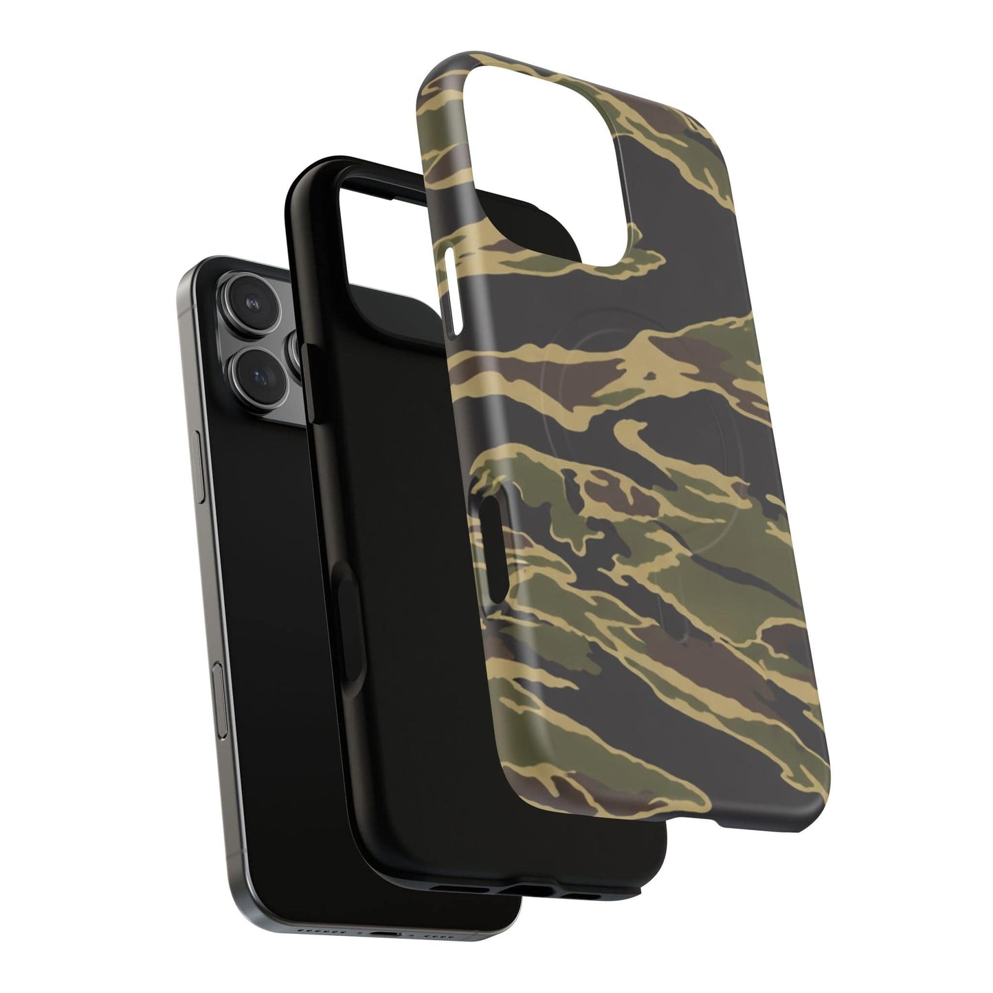 K-Factor Supply Co Tiger Stripe Camo Tough Magnetic iPhone Case