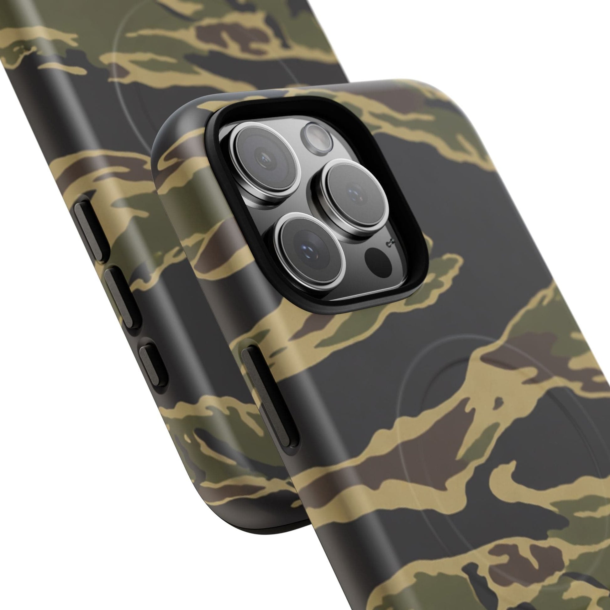 K-Factor Supply Co Tiger Stripe Camo Tough Magnetic iPhone Case