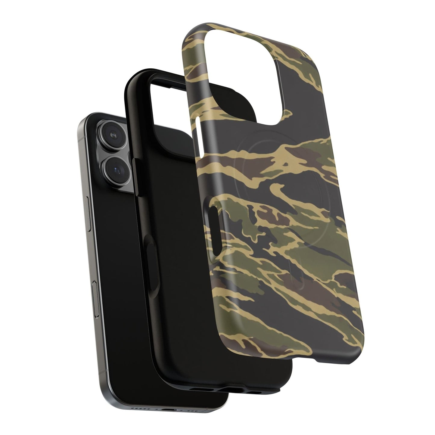 K-Factor Supply Co Tiger Stripe Camo Tough Magnetic iPhone Case