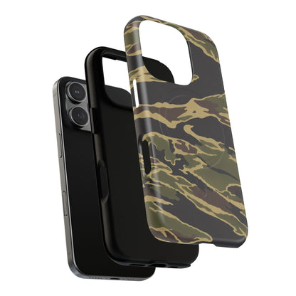 K-Factor Supply Co Tiger Stripe Camo Tough Magnetic iPhone Case