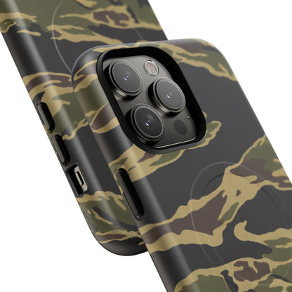 K-Factor Supply Co Tiger Stripe Camo Tough Magnetic iPhone Case