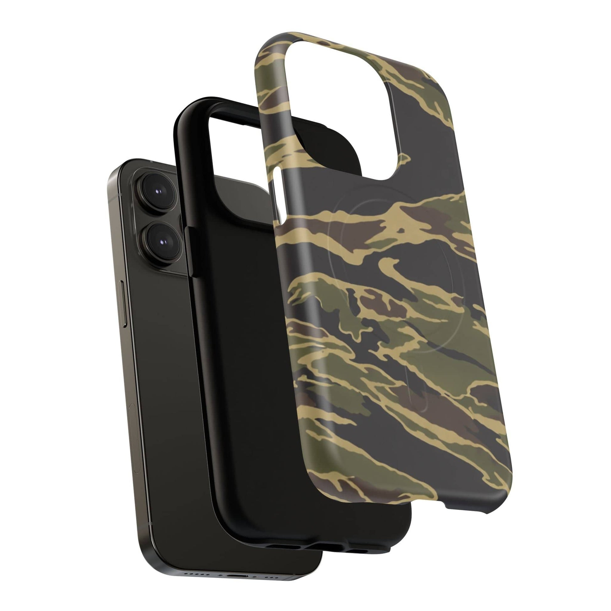 K-Factor Supply Co Tiger Stripe Camo Tough Magnetic iPhone Case