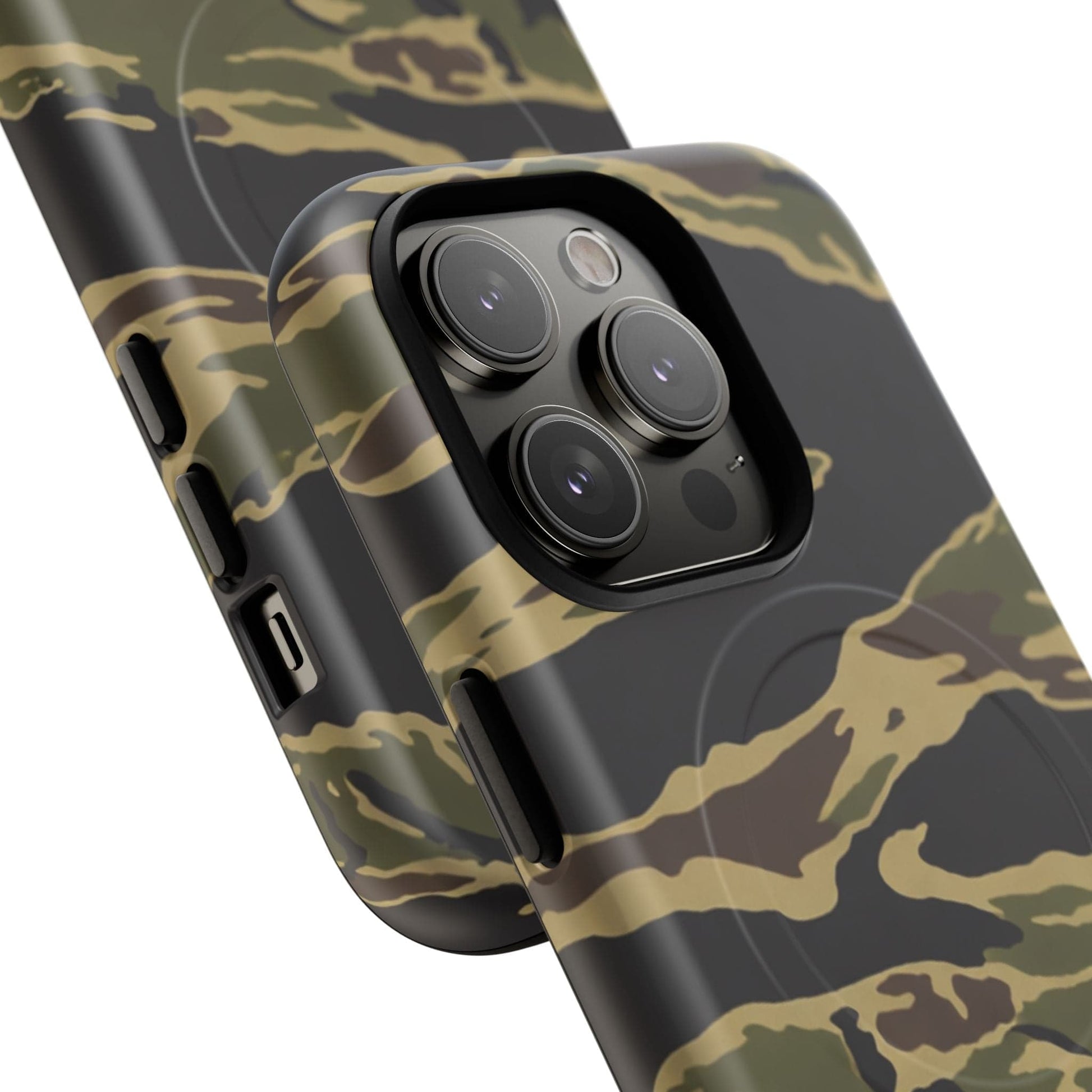 K-Factor Supply Co Tiger Stripe Camo Tough Magnetic iPhone Case