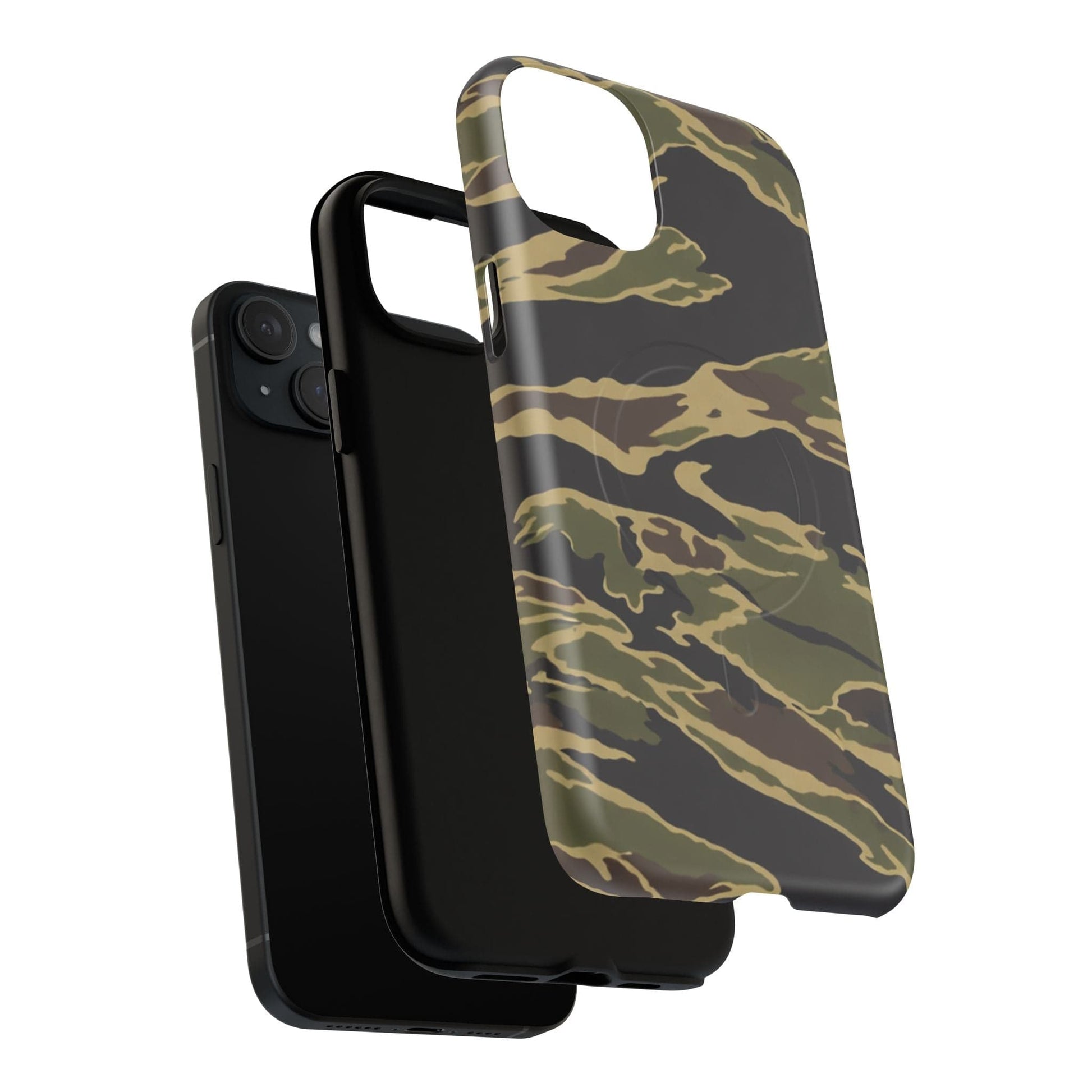 K-Factor Supply Co Tiger Stripe Camo Tough Magnetic iPhone Case