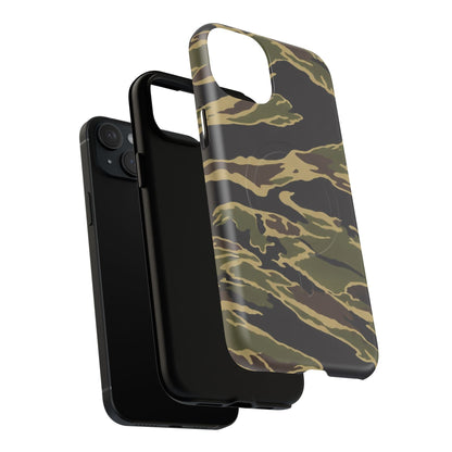 K-Factor Supply Co Tiger Stripe Camo Tough Magnetic iPhone Case