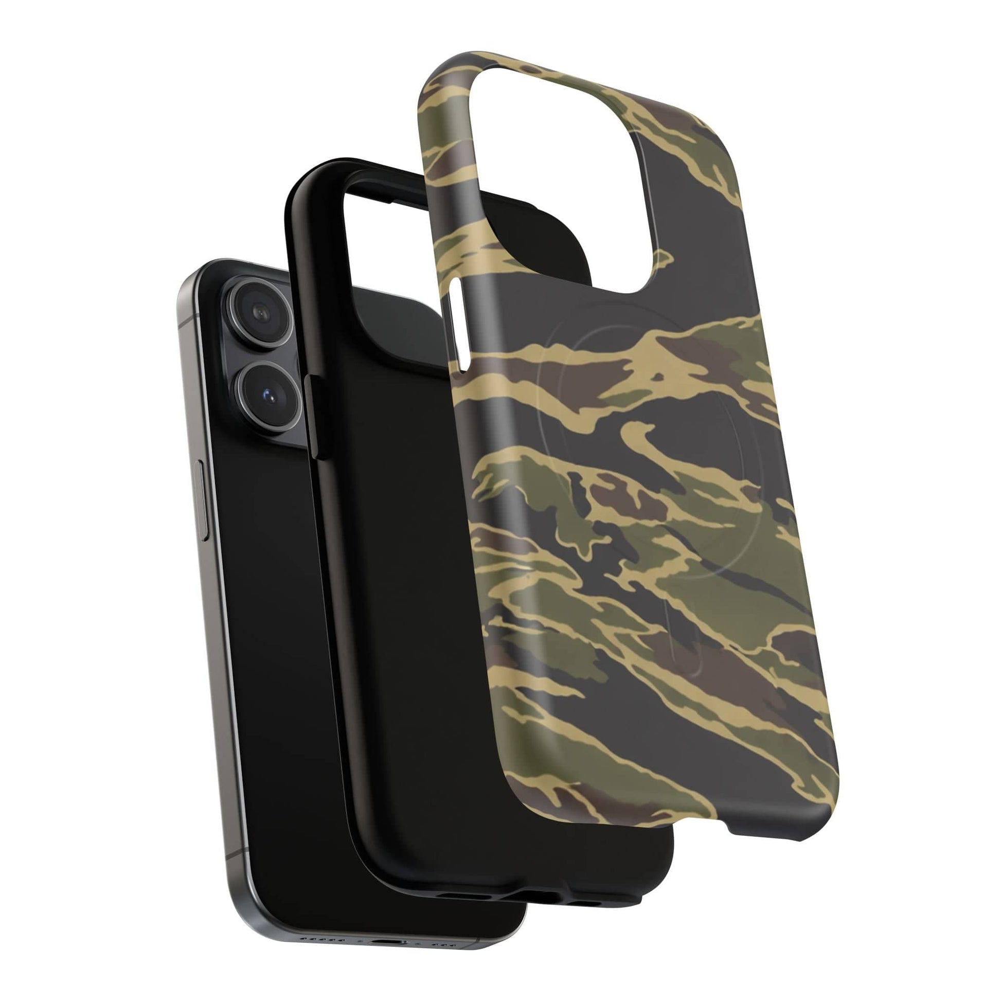 K-Factor Supply Co Tiger Stripe Camo Tough Magnetic iPhone Case