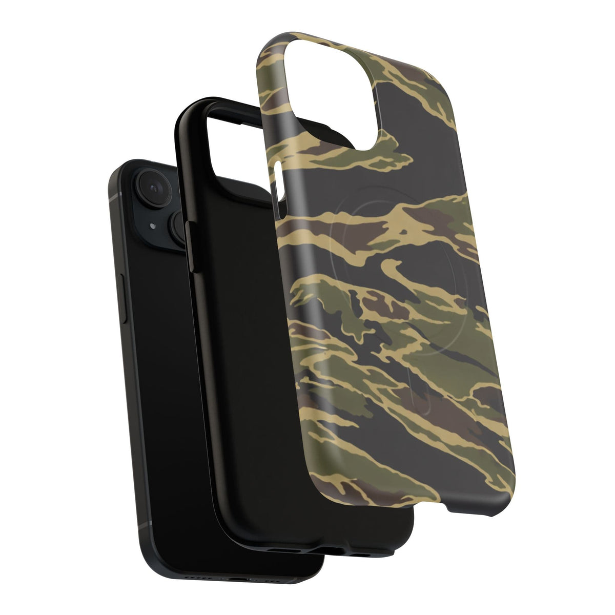 K-Factor Supply Co Tiger Stripe Camo Tough Magnetic iPhone Case
