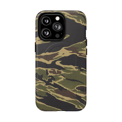 K-Factor Supply Co Tiger Stripe Camo Tough Magnetic iPhone Case iPhone 13 Pro / Matte