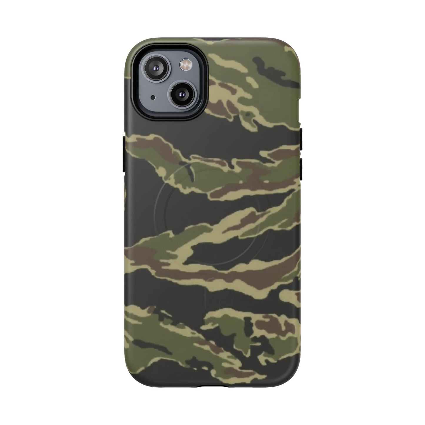 K-Factor Supply Co Tiger Stripe Camo Tough Magnetic iPhone Case iPhone 14 Plus