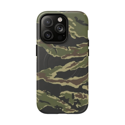 K-Factor Supply Co Tiger Stripe Camo Tough Magnetic iPhone Case iPhone 14 Pro