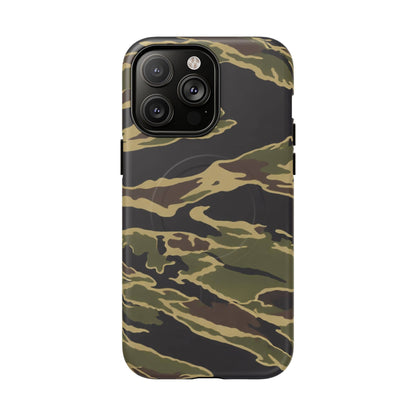 K-Factor Supply Co Tiger Stripe Camo Tough Magnetic iPhone Case iPhone 14 Pro Max / Matte