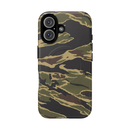 K-Factor Supply Co Tiger Stripe Camo Tough Magnetic iPhone Case iPhone 16