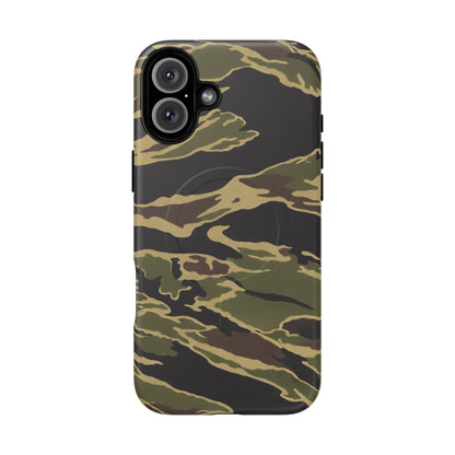 K-Factor Supply Co Tiger Stripe Camo Tough Magnetic iPhone Case iPhone 16 Plus