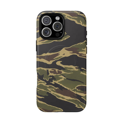 K-Factor Supply Co Tiger Stripe Camo Tough Magnetic iPhone Case iPhone 16 Pro Max