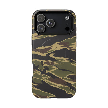 K-Factor Supply Co Tiger Stripe Camo Tough Magnetic iPhone Case iPhone 17 Pro Max