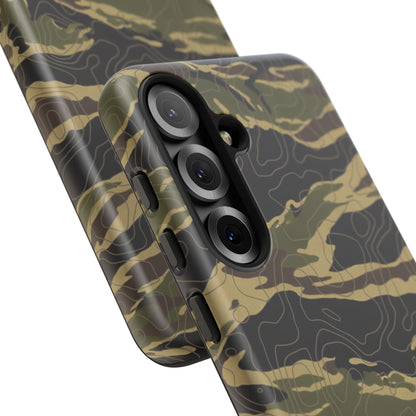 K-Factor Supply Co Tiger Stripe Topo Tough Android Case