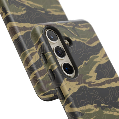 K-Factor Supply Co Tiger Stripe Topo Tough Android Case