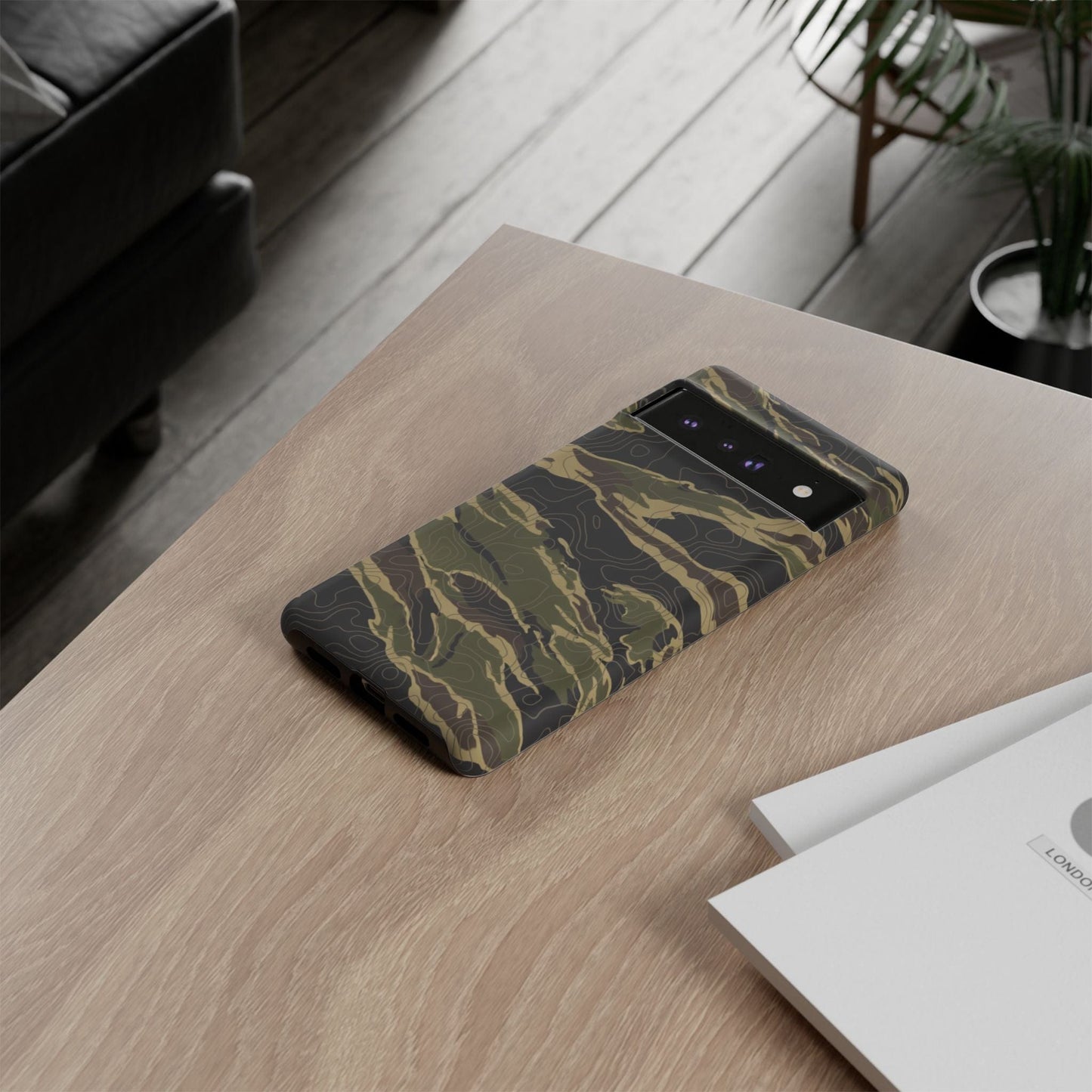 K-Factor Supply Co Tiger Stripe Topo Tough Android Case
