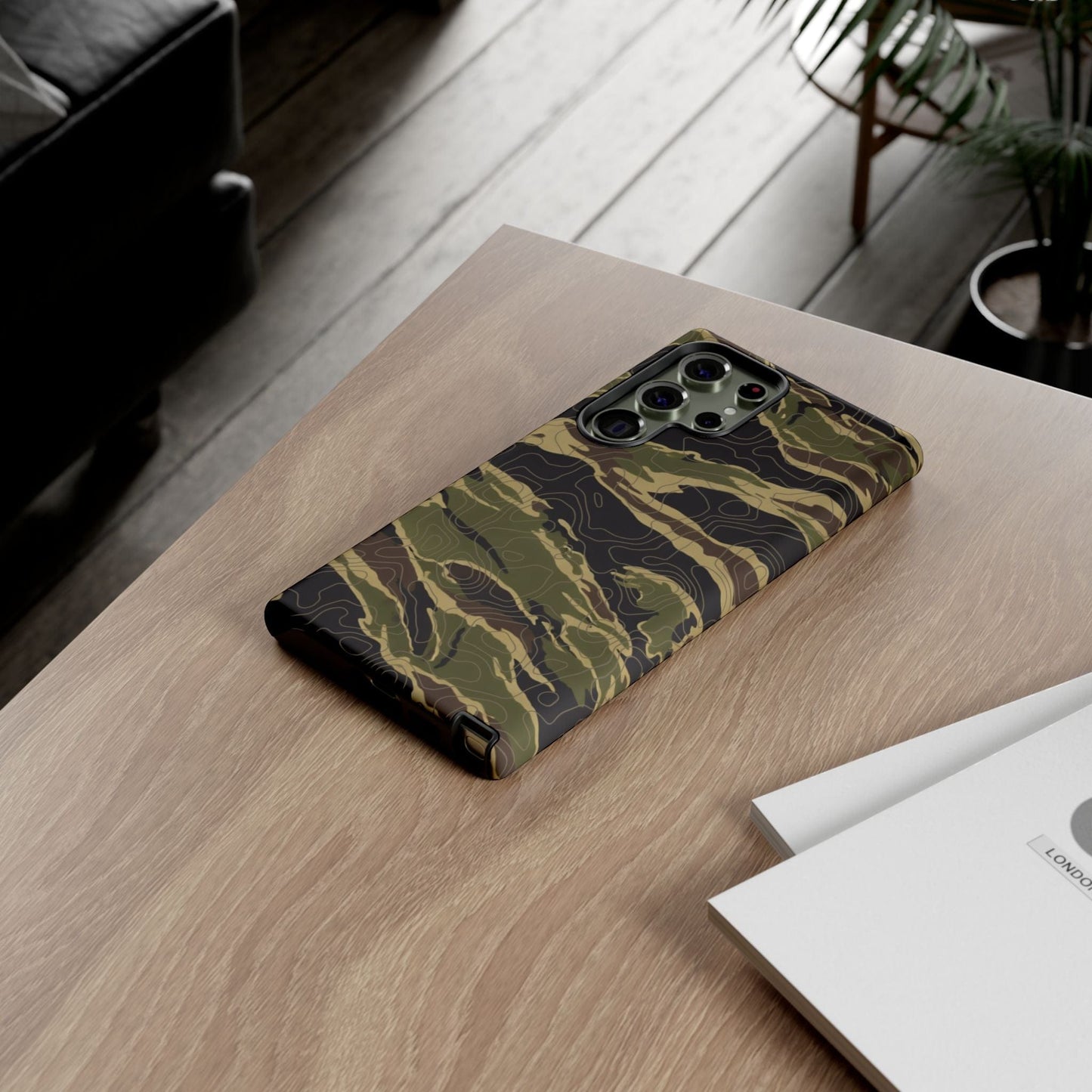 K-Factor Supply Co Tiger Stripe Topo Tough Android Case
