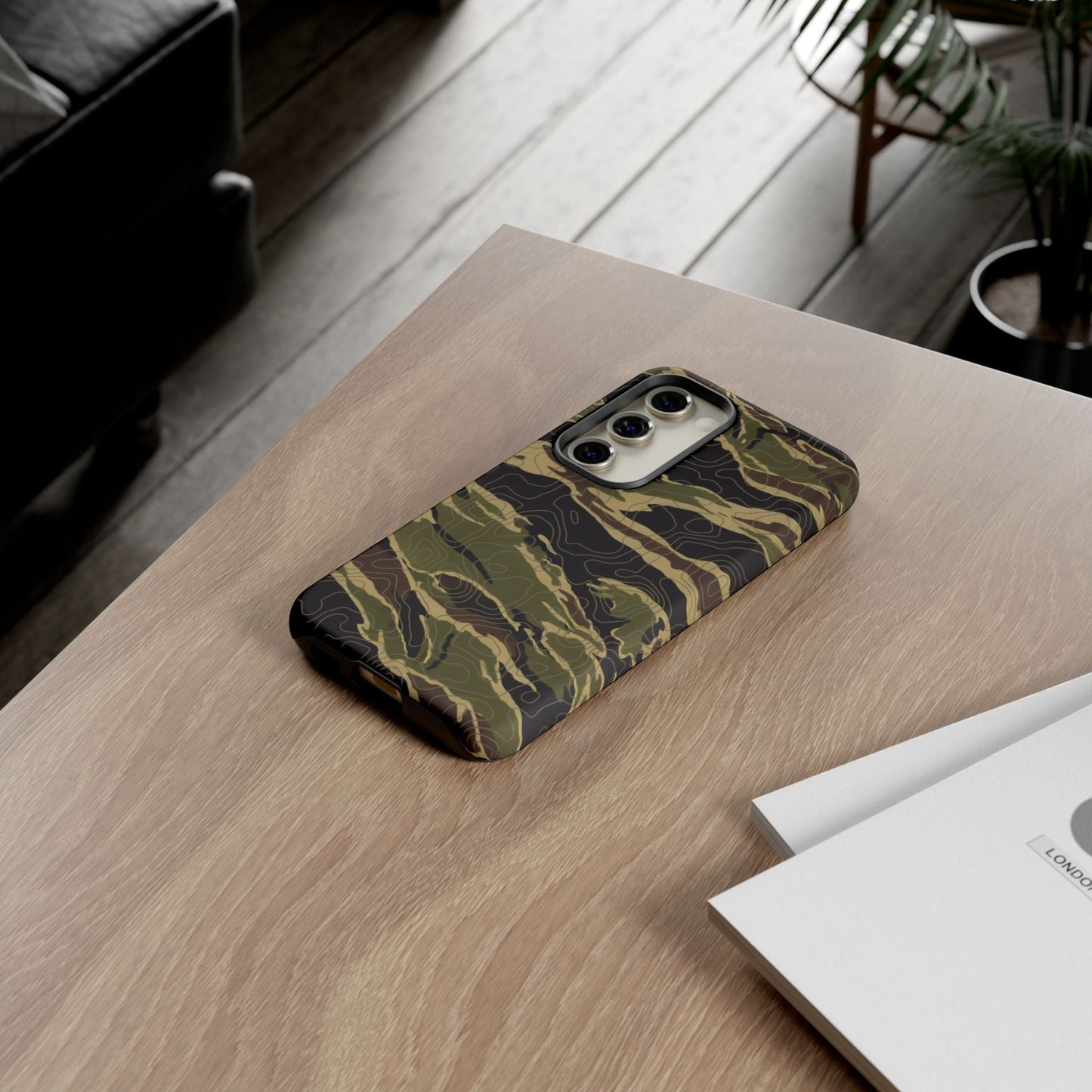 K-Factor Supply Co Tiger Stripe Topo Tough Android Case