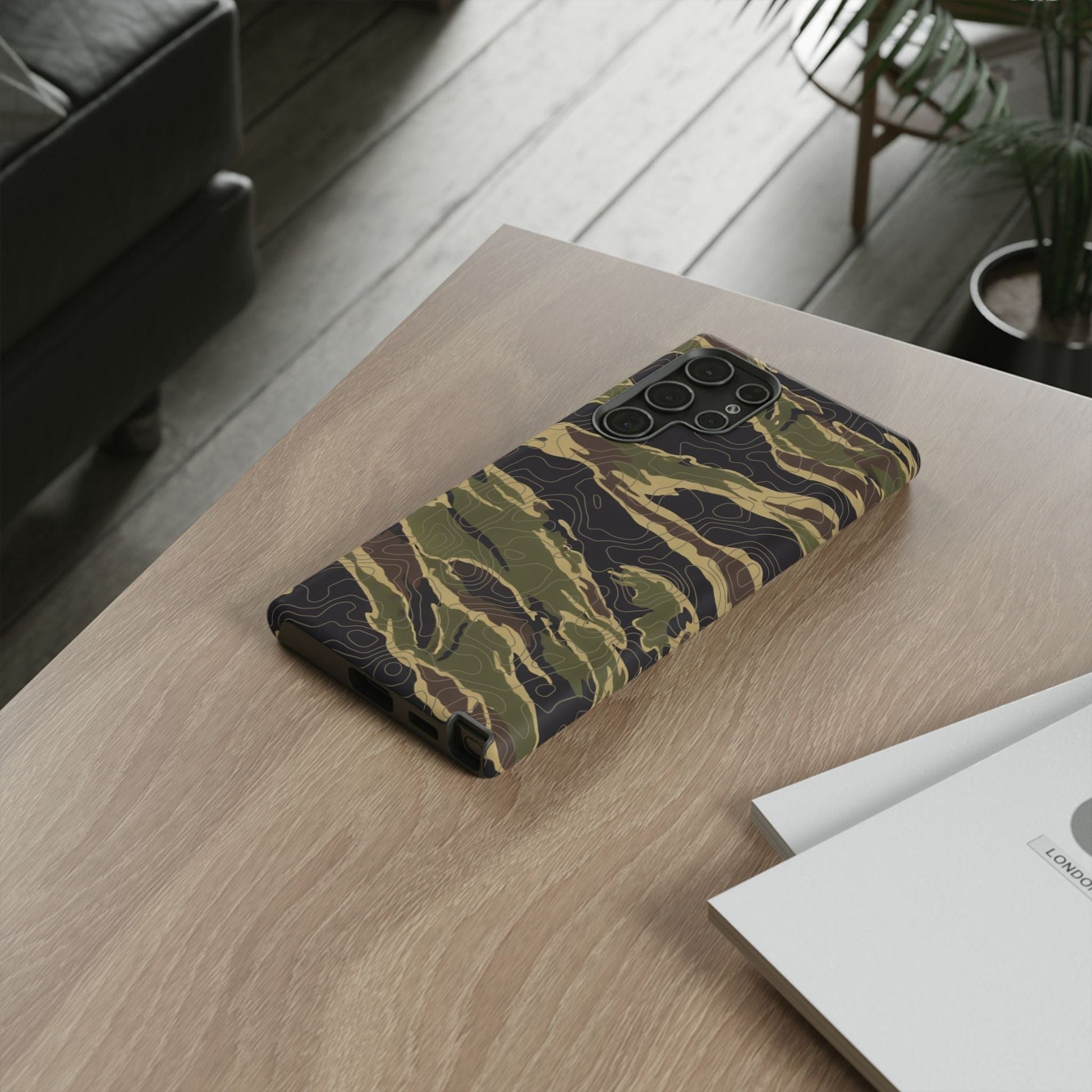 K-Factor Supply Co Tiger Stripe Topo Tough Android Case