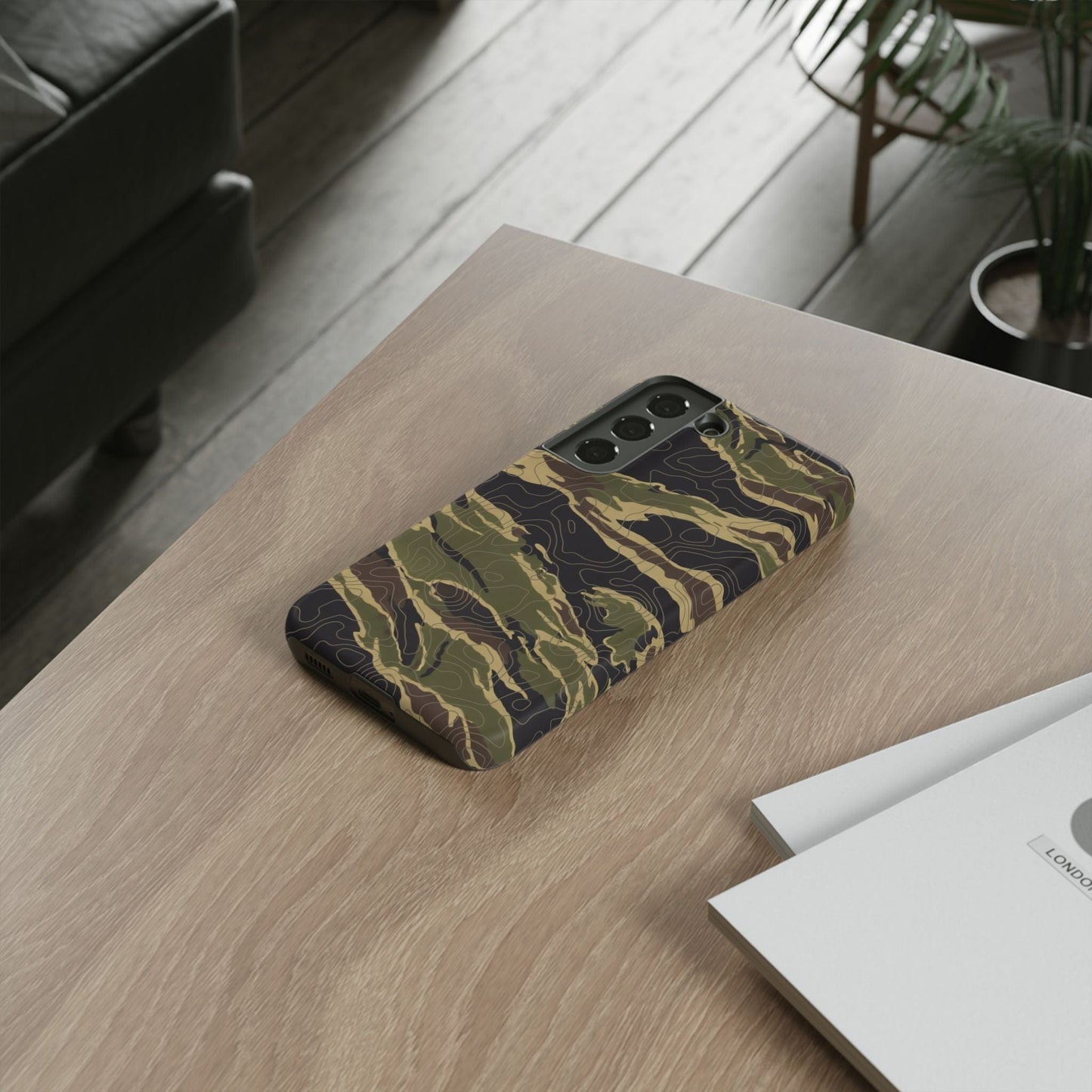 K-Factor Supply Co Tiger Stripe Topo Tough Android Case