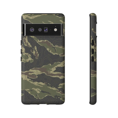 K-Factor Supply Co Tiger Stripe Topo Tough Android Case Google Pixel 6 Pro