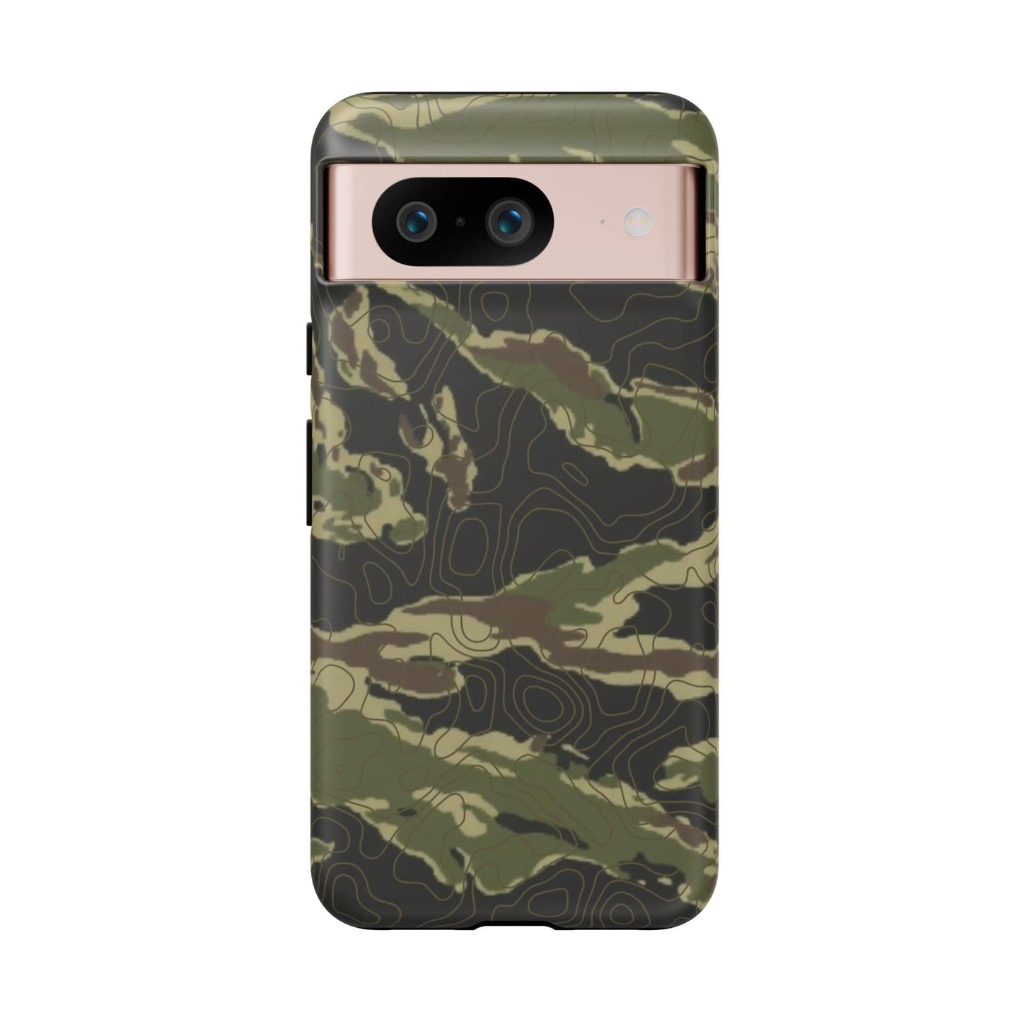 K-Factor Supply Co Tiger Stripe Topo Tough Android Case Google Pixel 8
