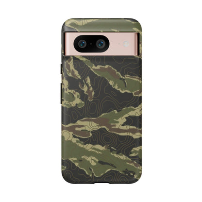 K-Factor Supply Co Tiger Stripe Topo Tough Android Case Google Pixel 8