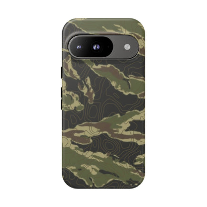 K-Factor Supply Co Tiger Stripe Topo Tough Android Case Google Pixel 9