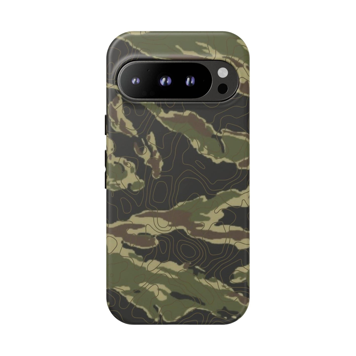 K-Factor Supply Co Tiger Stripe Topo Tough Android Case Google Pixel 9 Pro