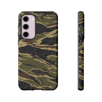 K-Factor Supply Co Tiger Stripe Topo Tough Android Case Samsung Galaxy S23 Plus / Matte