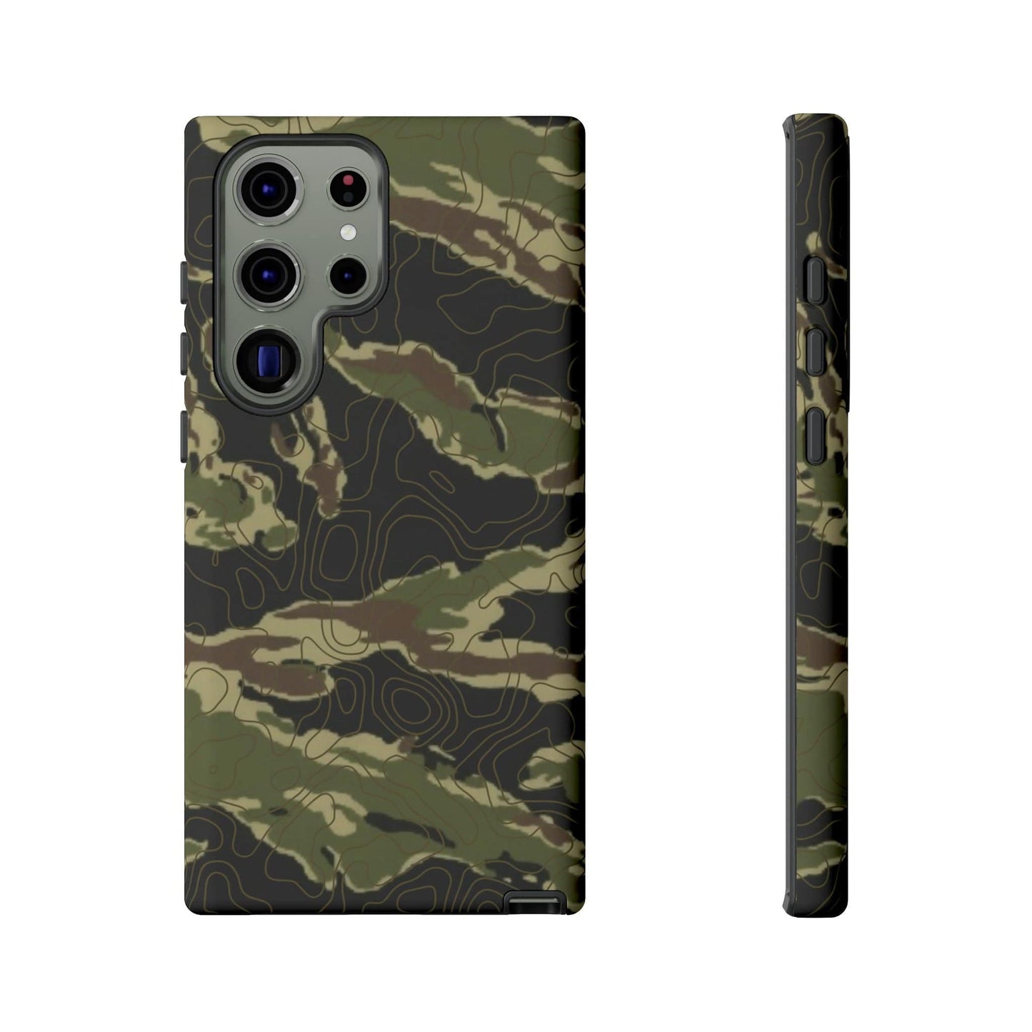 K-Factor Supply Co Tiger Stripe Topo Tough Android Case Samsung Galaxy S23 Ultra