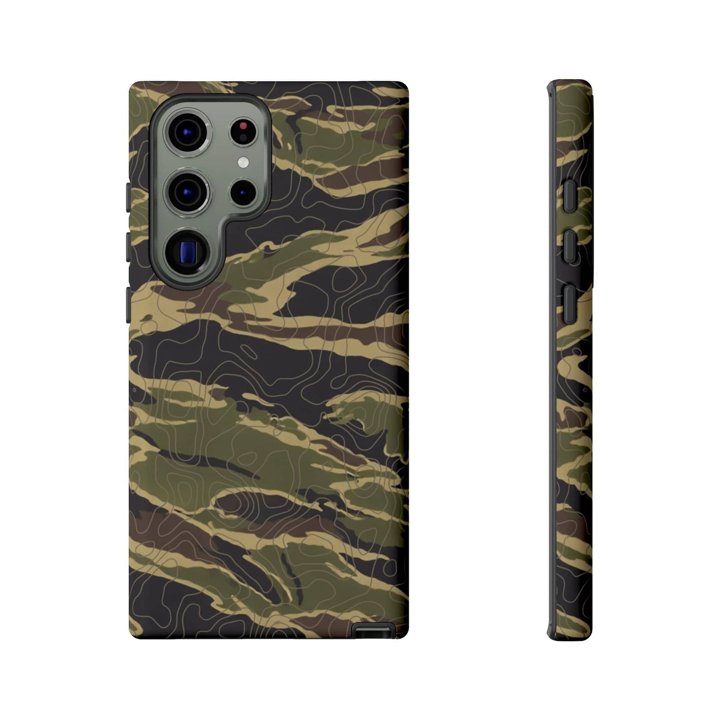 K-Factor Supply Co Tiger Stripe Topo Tough Android Case Samsung Galaxy S23 Ultra / Matte