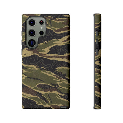 K-Factor Supply Co Tiger Stripe Topo Tough Android Case Samsung Galaxy S23 Ultra / Matte