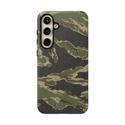 K-Factor Supply Co Tiger Stripe Topo Tough Android Case Samsung Galaxy S24 Plus