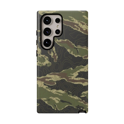 K-Factor Supply Co Tiger Stripe Topo Tough Android Case Samsung Galaxy S24 Ultra