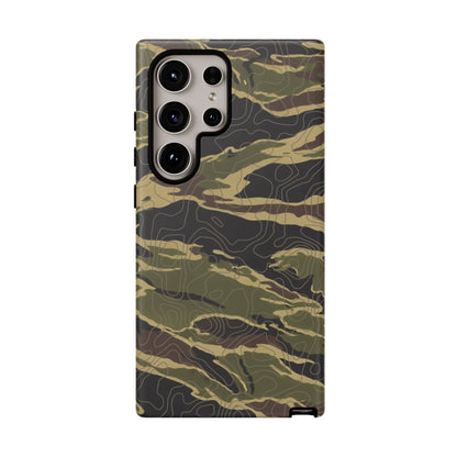 K-Factor Supply Co Tiger Stripe Topo Tough Android Case Samsung Galaxy S24 Ultra / Matte