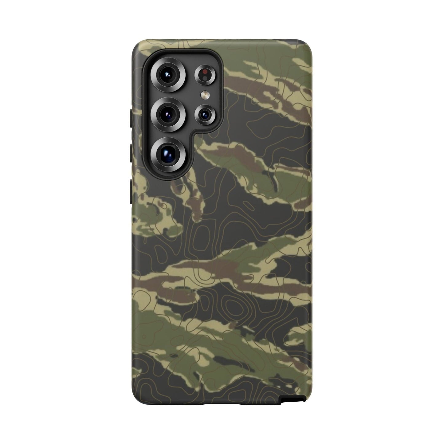 K-Factor Supply Co Tiger Stripe Topo Tough Android Case Samsung Galaxy S25 Ultra