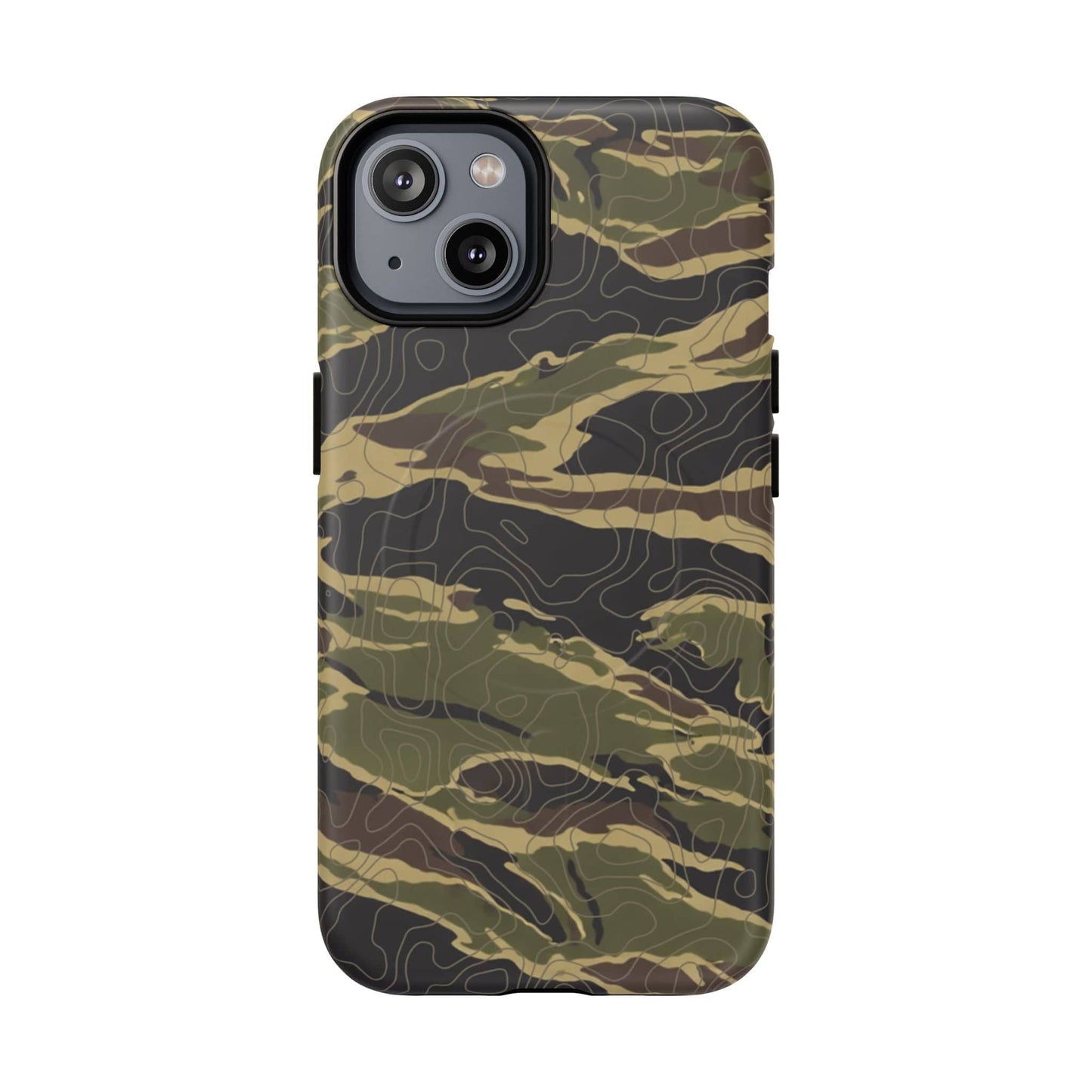 K-Factor Supply Co Tiger Stripe Topo Tough Magnetic iPhone Case iPhone 14