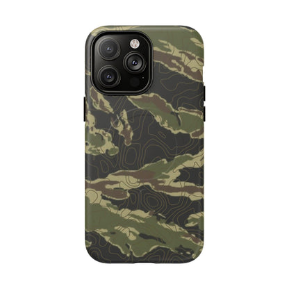 K-Factor Supply Co Tiger Stripe Topo Tough Magnetic iPhone Case iPhone 14 Pro Max