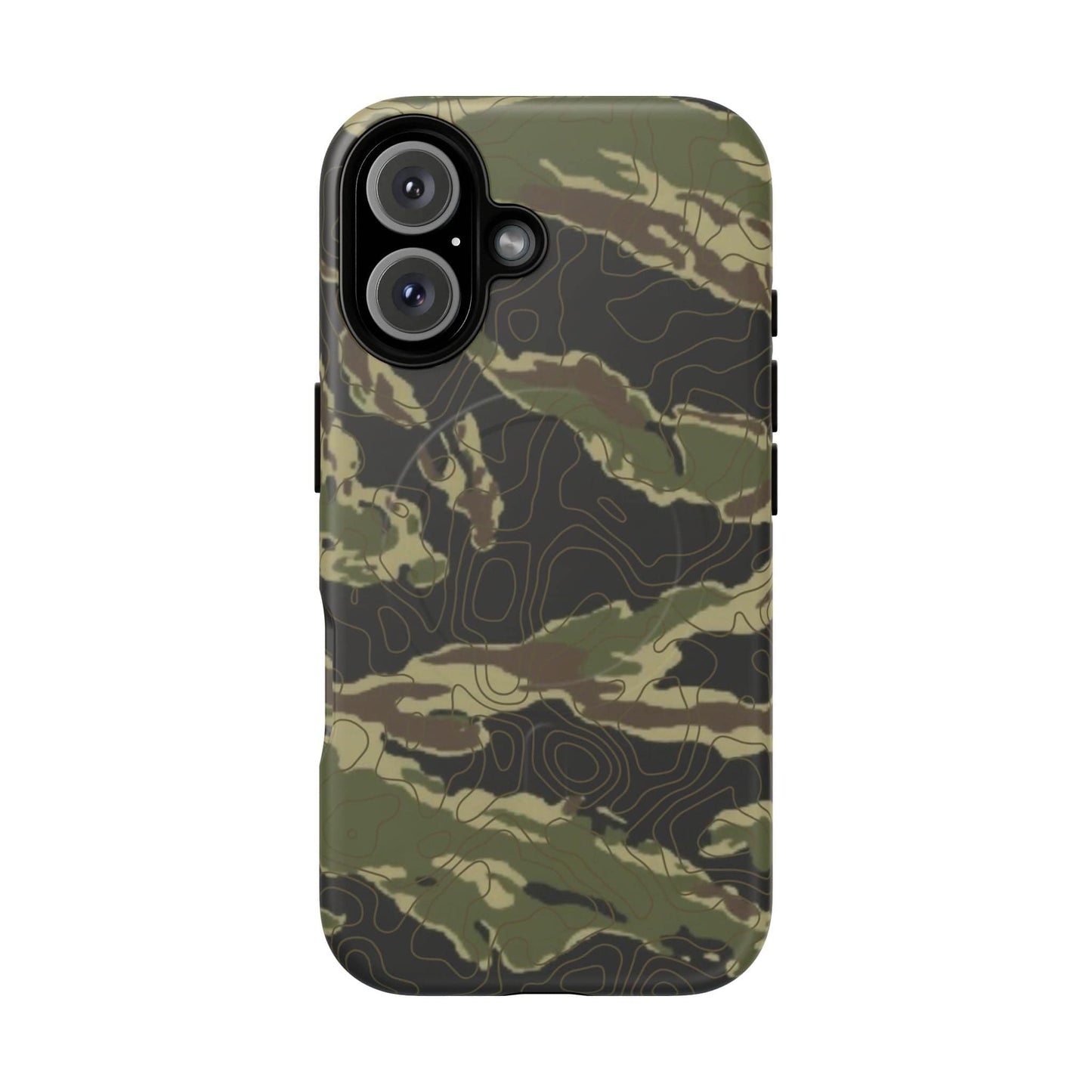 K-Factor Supply Co Tiger Stripe Topo Tough Magnetic iPhone Case iPhone 16