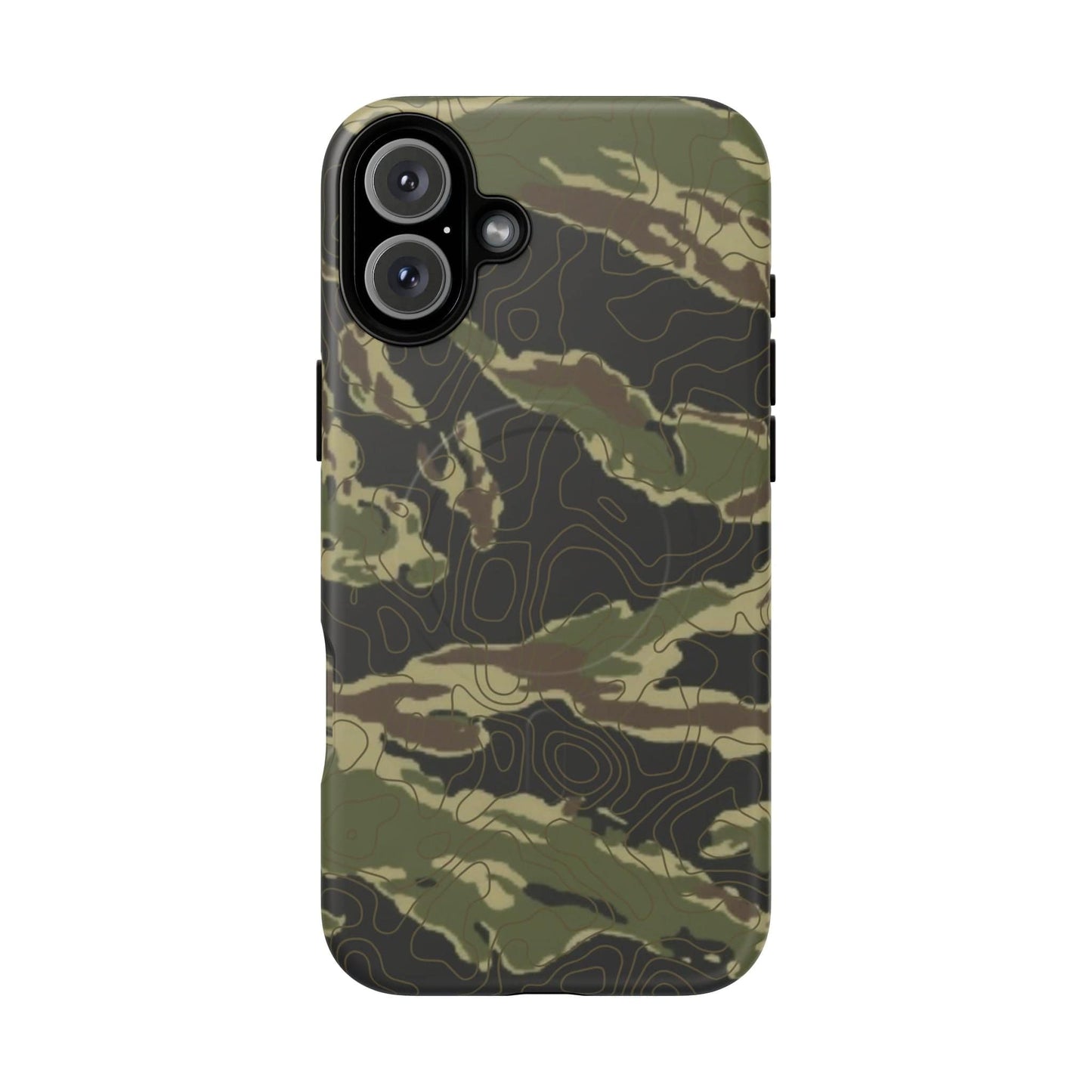 K-Factor Supply Co Tiger Stripe Topo Tough Magnetic iPhone Case iPhone 16 Plus