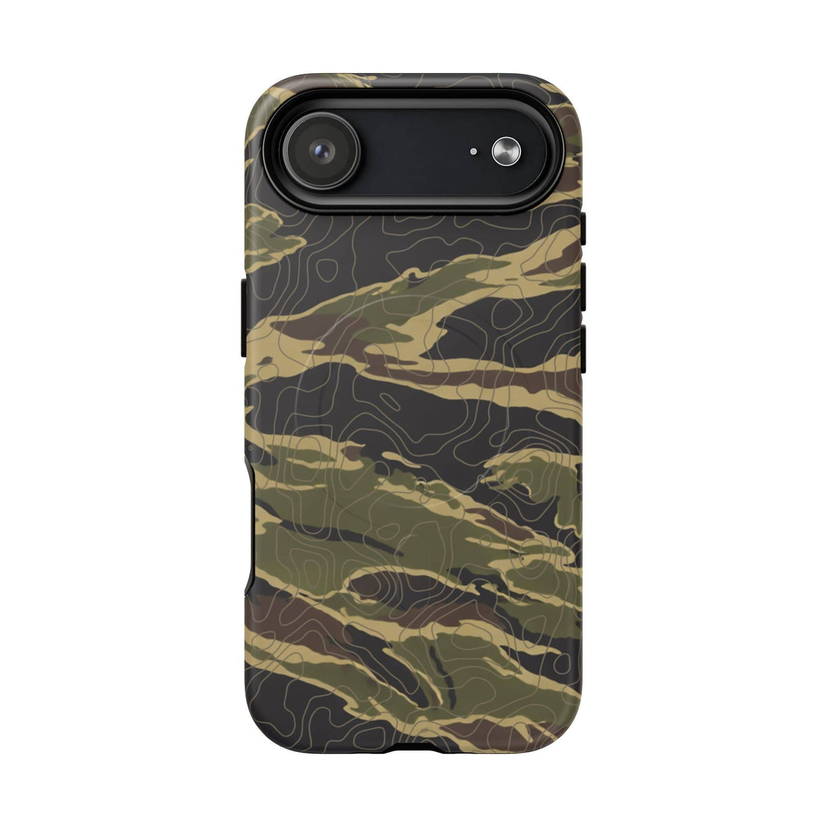 K-Factor Supply Co Tiger Stripe Topo Tough Magnetic iPhone Case iPhone 17 Air / Matte