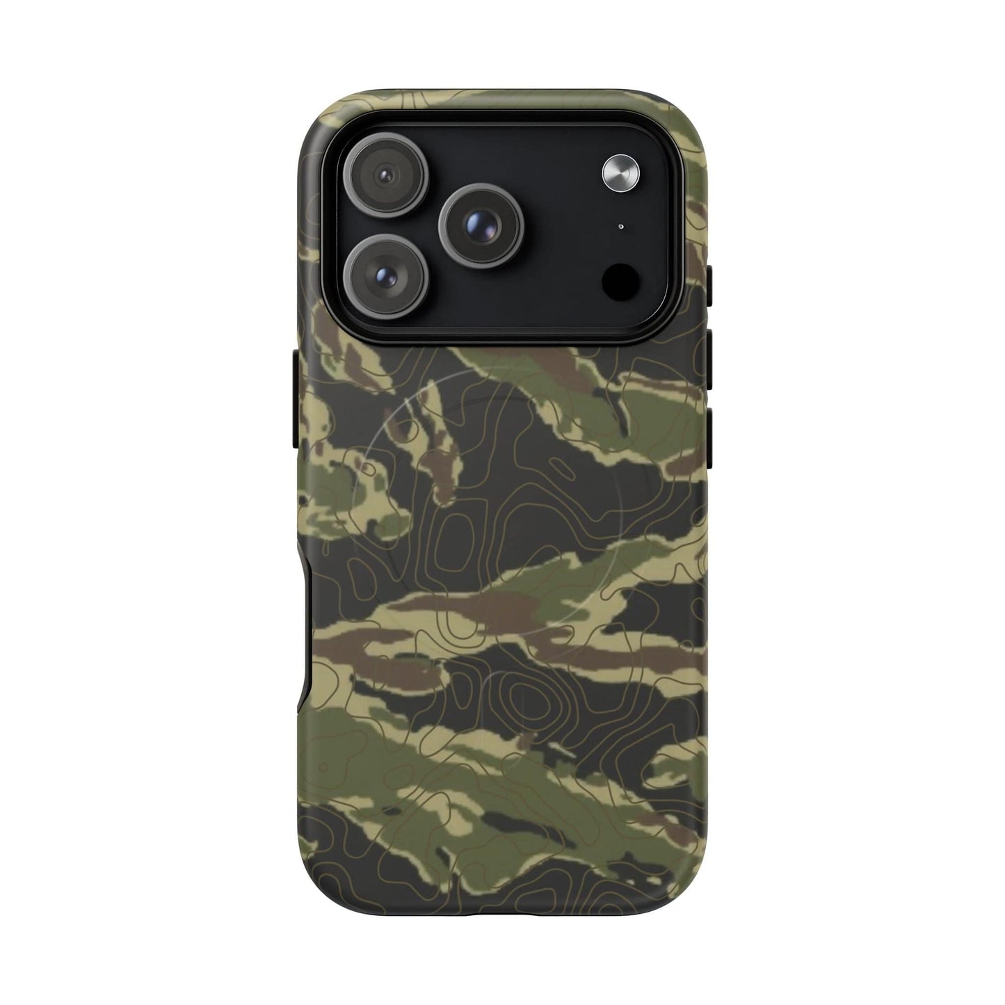 K-Factor Supply Co Tiger Stripe Topo Tough Magnetic iPhone Case iPhone 17 Pro