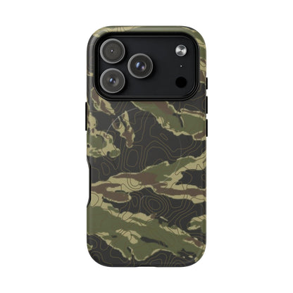 K-Factor Supply Co Tiger Stripe Topo Tough Magnetic iPhone Case iPhone 17 Pro