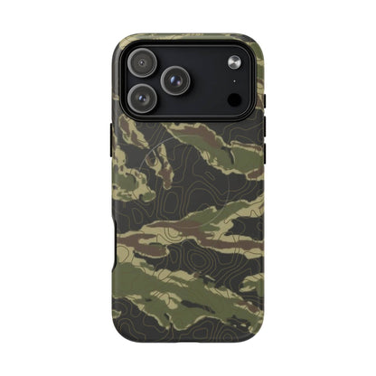 K-Factor Supply Co Tiger Stripe Topo Tough Magnetic iPhone Case iPhone 17 Pro Max