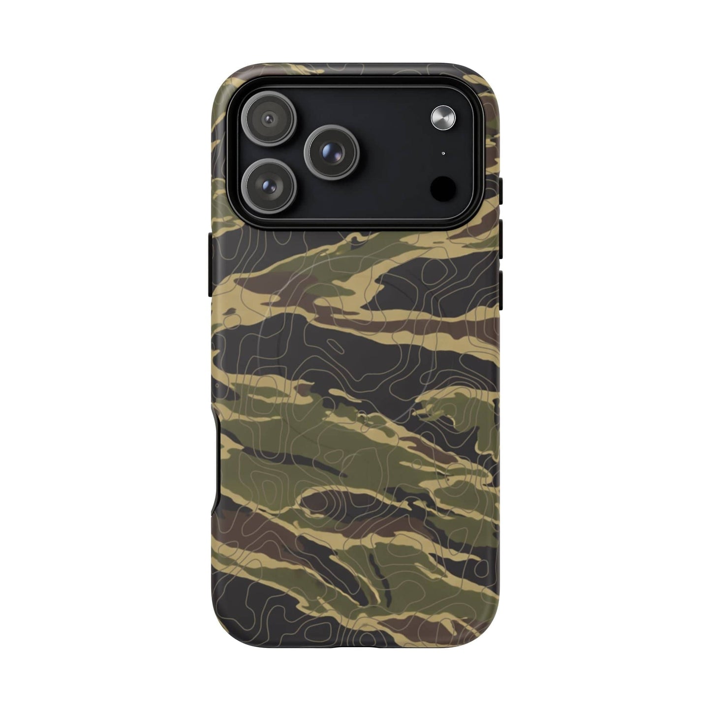K-Factor Supply Co Tiger Stripe Topo Tough Magnetic iPhone Case iPhone 17 Pro Max