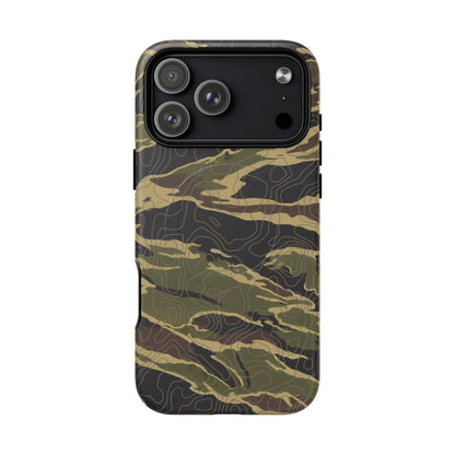 K-Factor Supply Co Tiger Stripe Topo Tough Magnetic iPhone Case iPhone 17 Pro Max