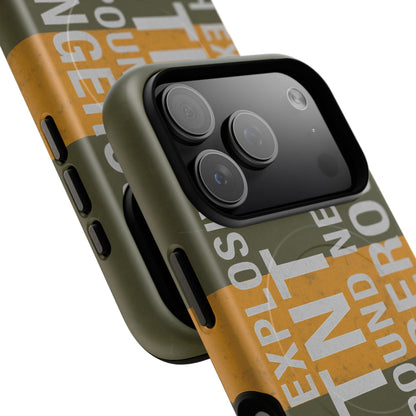 K-Factor Supply Co TNT Demo Block Tough Magnetic iPhone Case